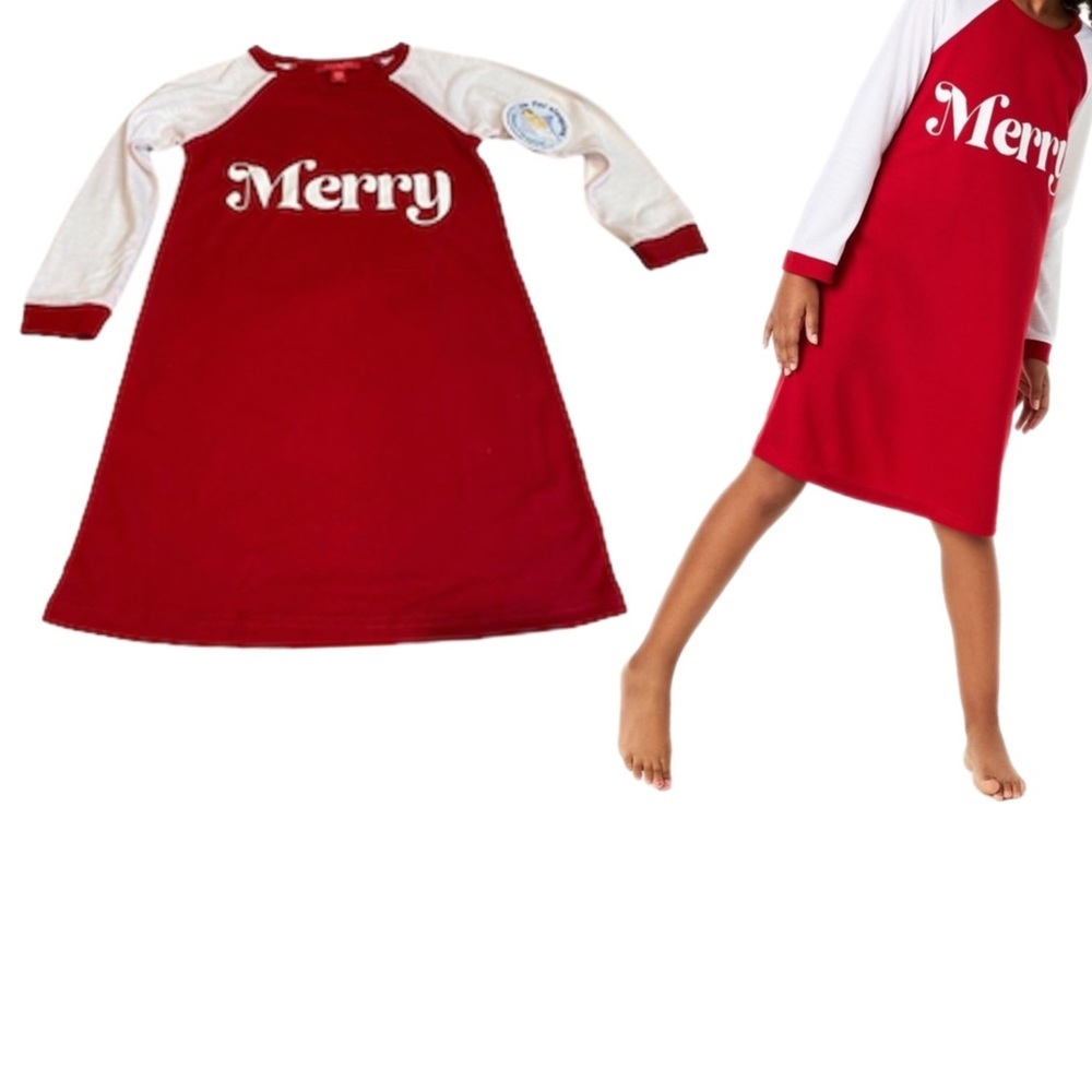 Family Matching Pajamas - Girls Merry Nightgown NWT!